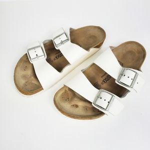 Birkenstock white double strap sandals Regular 39